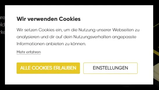 Screenshot Funnel-King Cookie Consent